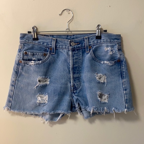 Levi's Pants - Custom Levi’s 501 Petros Vintage Jean Shorts